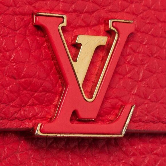 Louis Vuitton Coral Tahiti Taurillon Leather Capucines XS Wallet - Picture 4 of 9